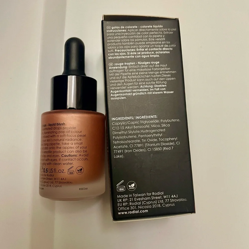 Rodial liquid blush drops Sunset Kiss NEW!